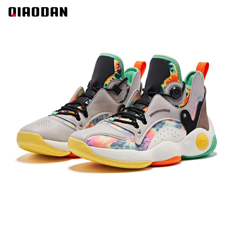 QIAODAN Basketball Shoes for Men 2023 Street Basketball Culture Sports Shoes High Quality Competition Male Sneakers XM15212002T