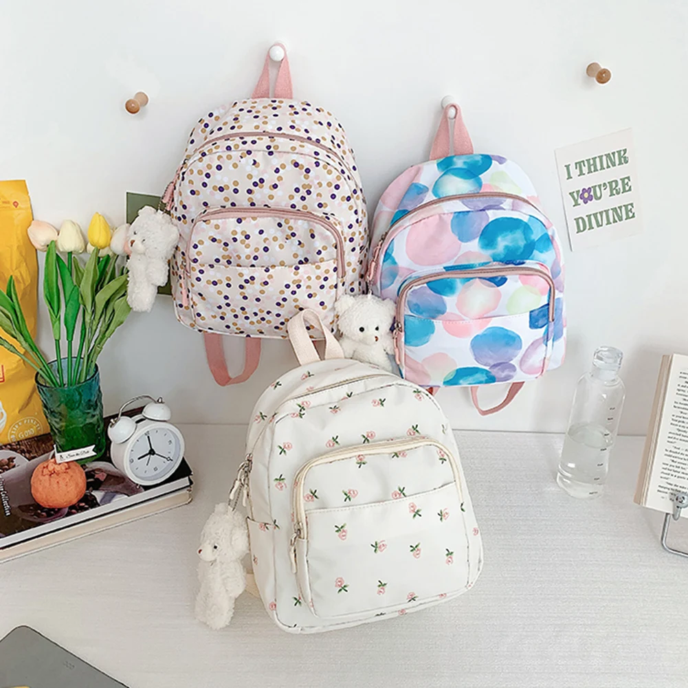 

Fashion Women Knapsack Preppy Style Backpacks Contrast Color Design Bags Students School Large Capacity Handbags