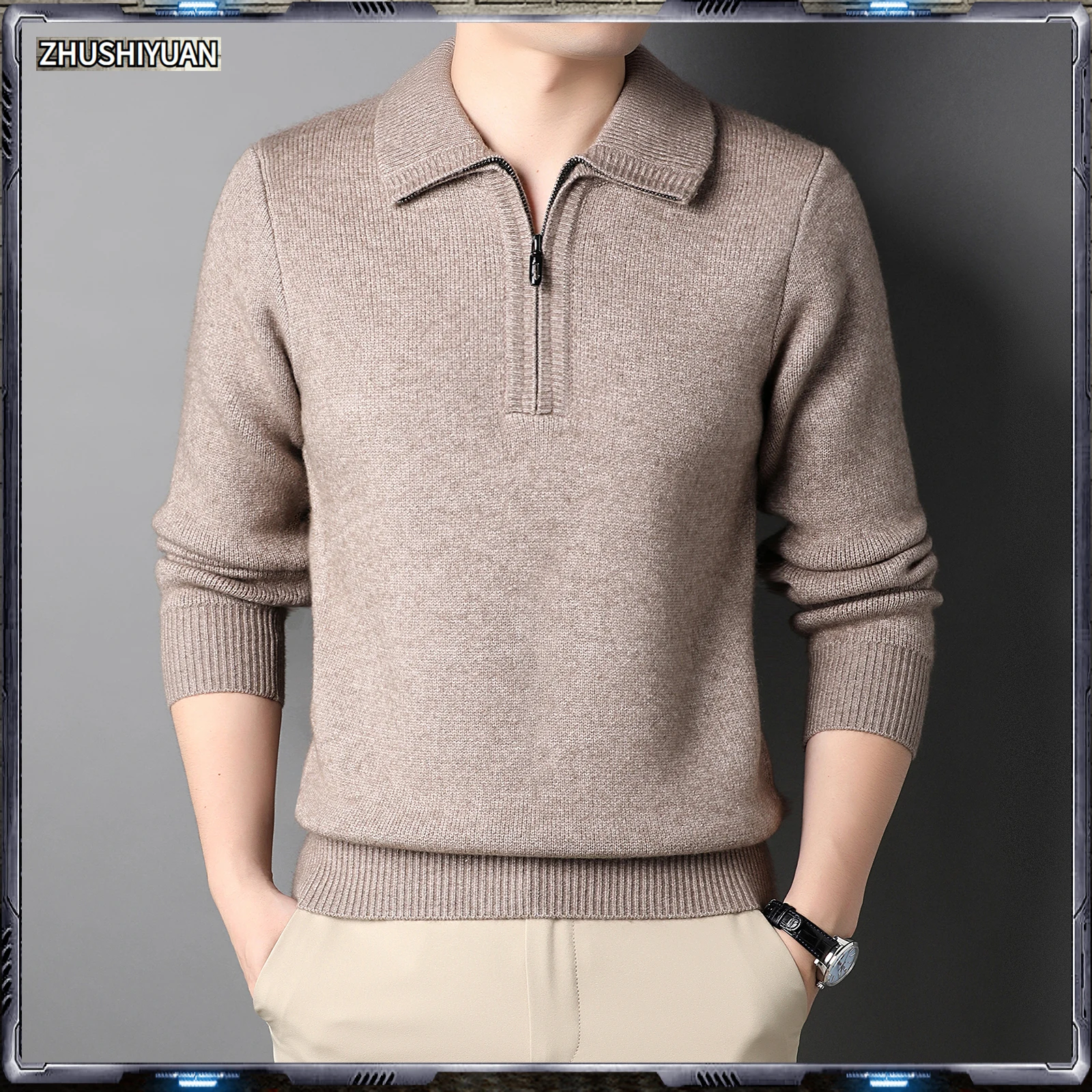 High Quality Luxury Winter Pullover Knitted Sweaters Men Clothing Vetements Homme Oversized Sweater Roupa Masculina Cardigans
