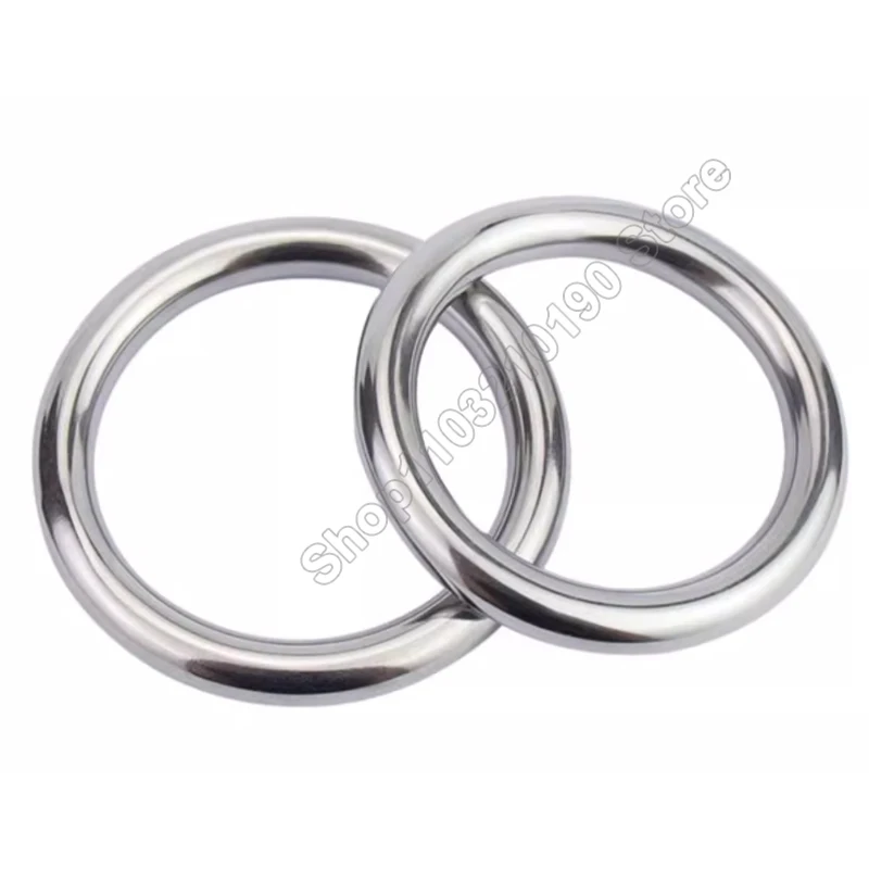 1 шт. бесшовное круглое кольцо из нержавеющей стали 304 M3 M4 M5 M6 M7 гладкие твердые