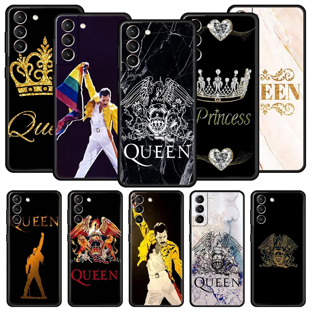 

Queen Freddie Mercury Phone Case For Samsung Galaxy S23 Ultra S22 S21 S20 FE 5G S10 S10E S9 S8 Plus Note 20 Soft Cover Bumper