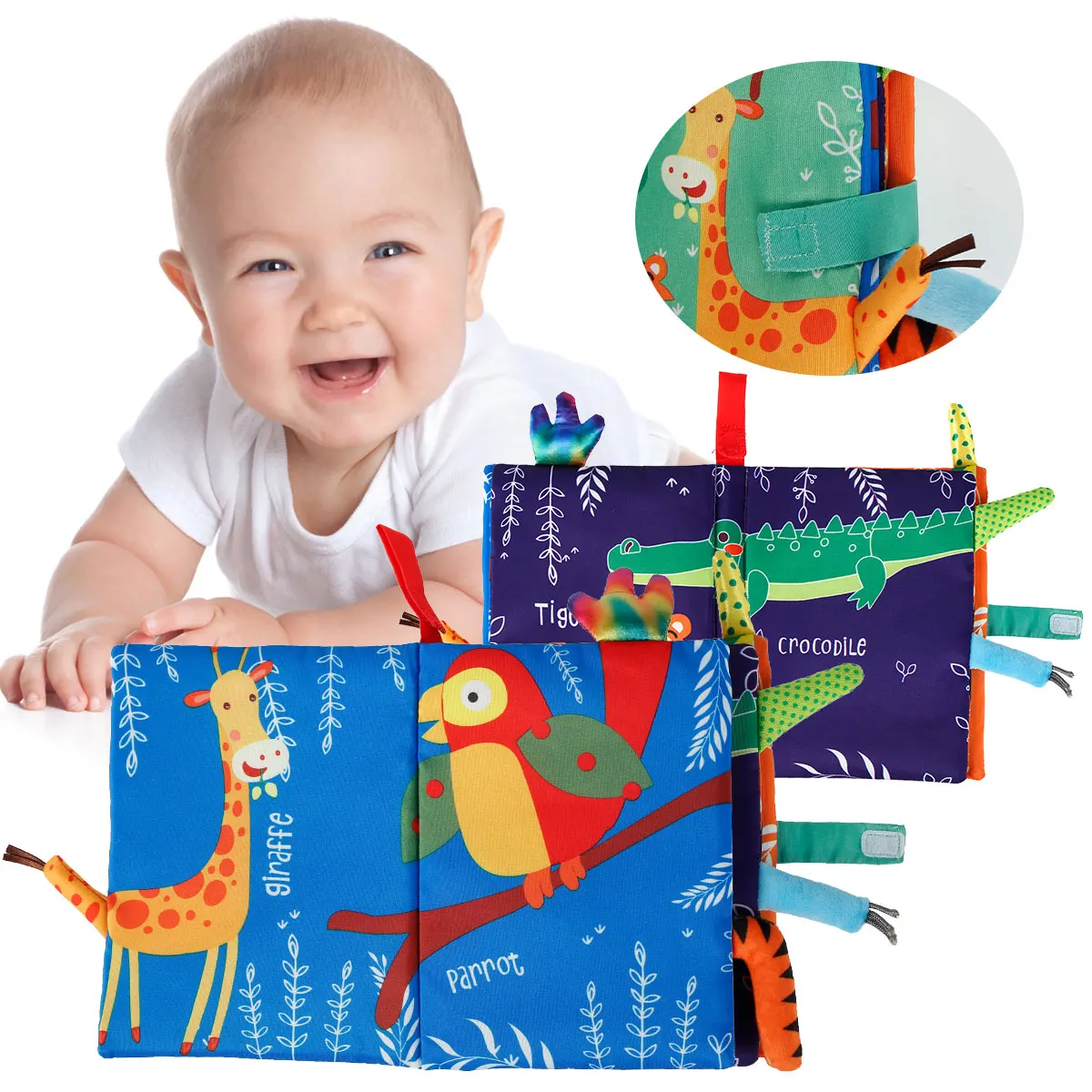 

Интерактивная книга-головоломка для детей 0-3 лет