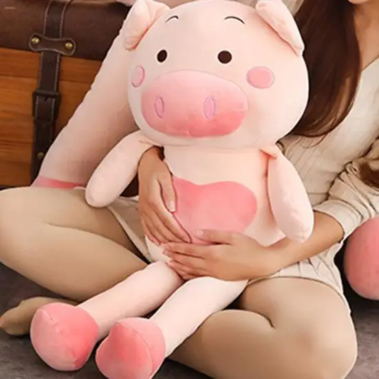 

Creative Novelty Skin-friendly Vivid Color Pig Plush Toy Doll for Sofa Decoration
