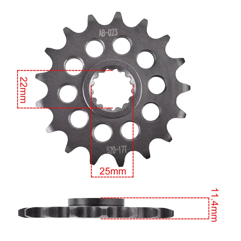 Передняя звездочка зубчатого привода 14T 15T 16T 17T для KT/M Off Road 350 400 600 620 LC4 Enduro 625 660 SMC 690