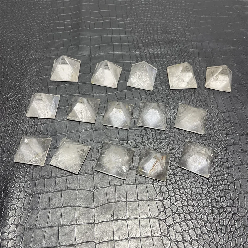 Натуральный белый Кристальный прозрачный кварцевый камень гравировка в виде