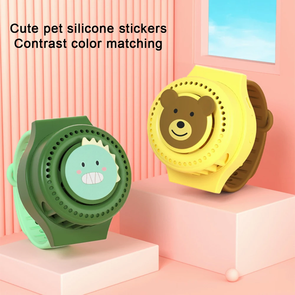 

Вентилятор для детских часов, портативный бесшумный ручной охлаждающий вентилятор без листьев, USB, 5 В, для студентов, для лета