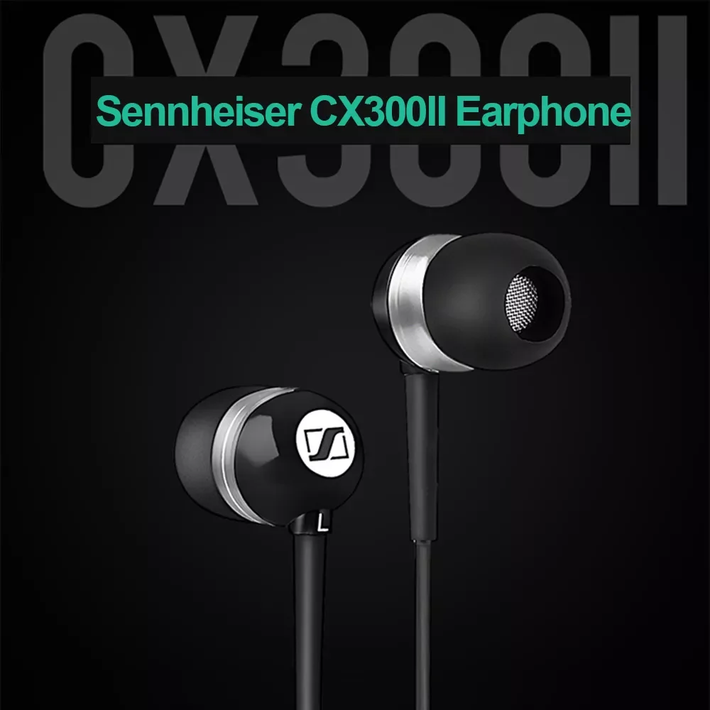 

2023New Sennheiser CX300II Deep Bass Earphones 3.5mm Wired Stereo Music Headset Sport Earbuds Precision HIFI Headphone for iPhon