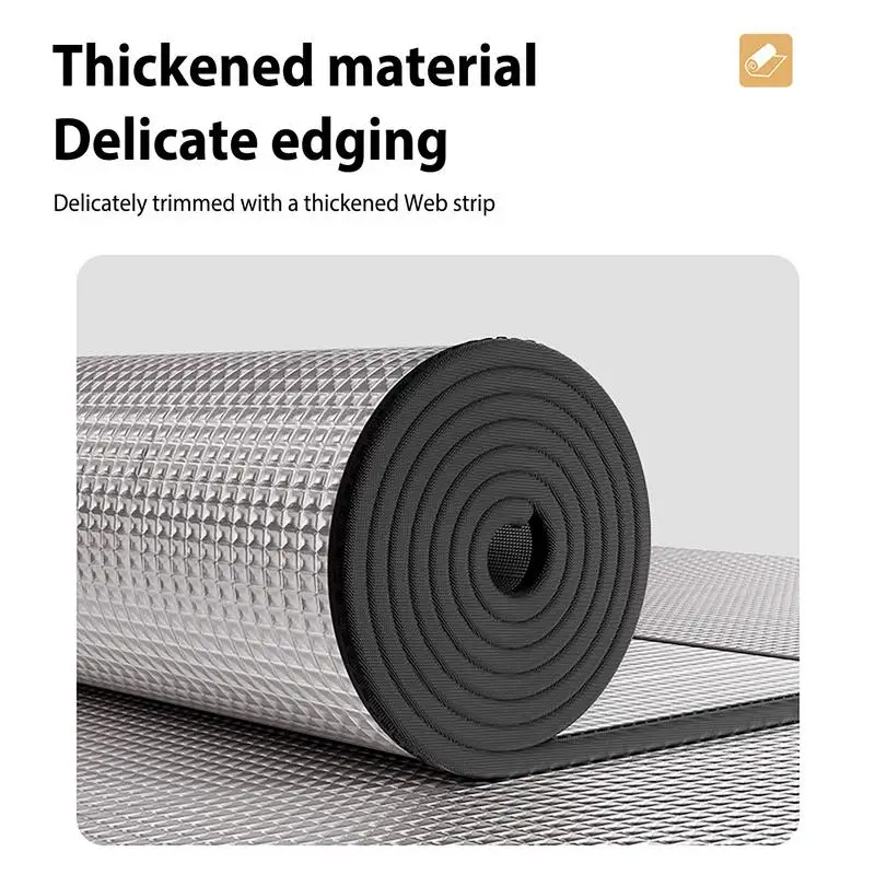 Уличный влагостойкий коврик для кемпинга наружная алюминиевая пленка