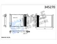 

Чехол для 345270 года с радиатором кондиционера MICRA K12