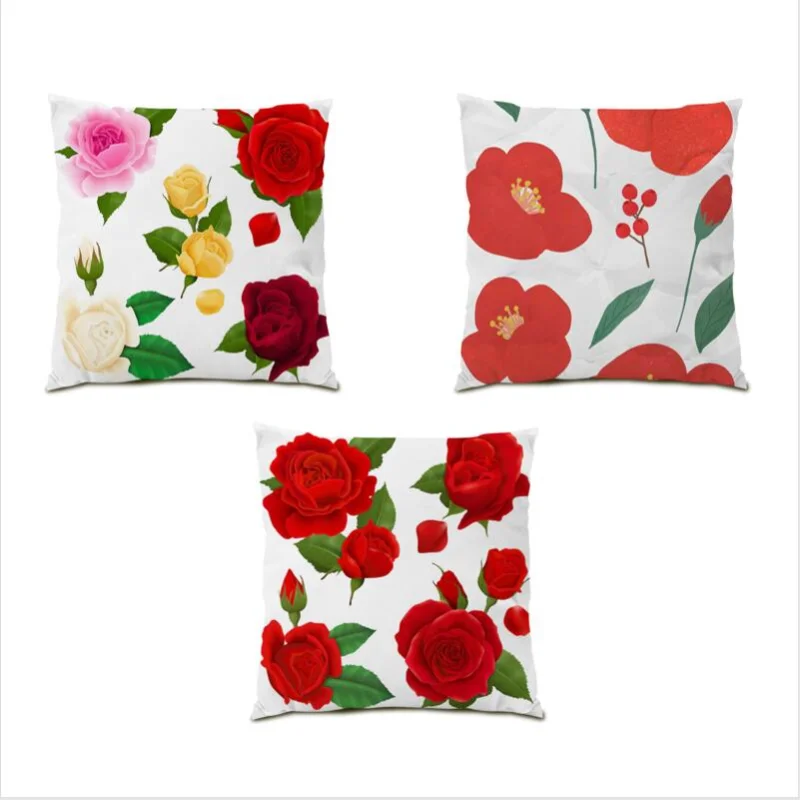 

Monstera Decoration Home Forest Living Room Decoration Bed Cushion Cover 45x45 Tropical Palm Throw Pillow Covers Velvet E0734