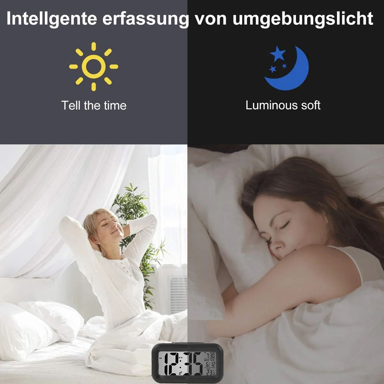 Беспроводной Bluetooth стерео часы карта портативный зеркальный маленький динамик