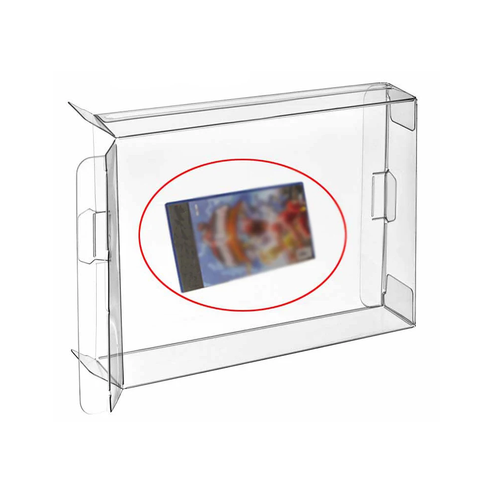 RUITROLIKER 10 шт. прозрачная защитная коробка пластиковый защитный чехол из ПЭТ для PS2