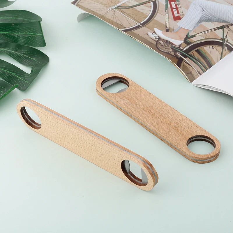 Профессиональная открывалка для пивных бутылок деревянная скоростная крышек