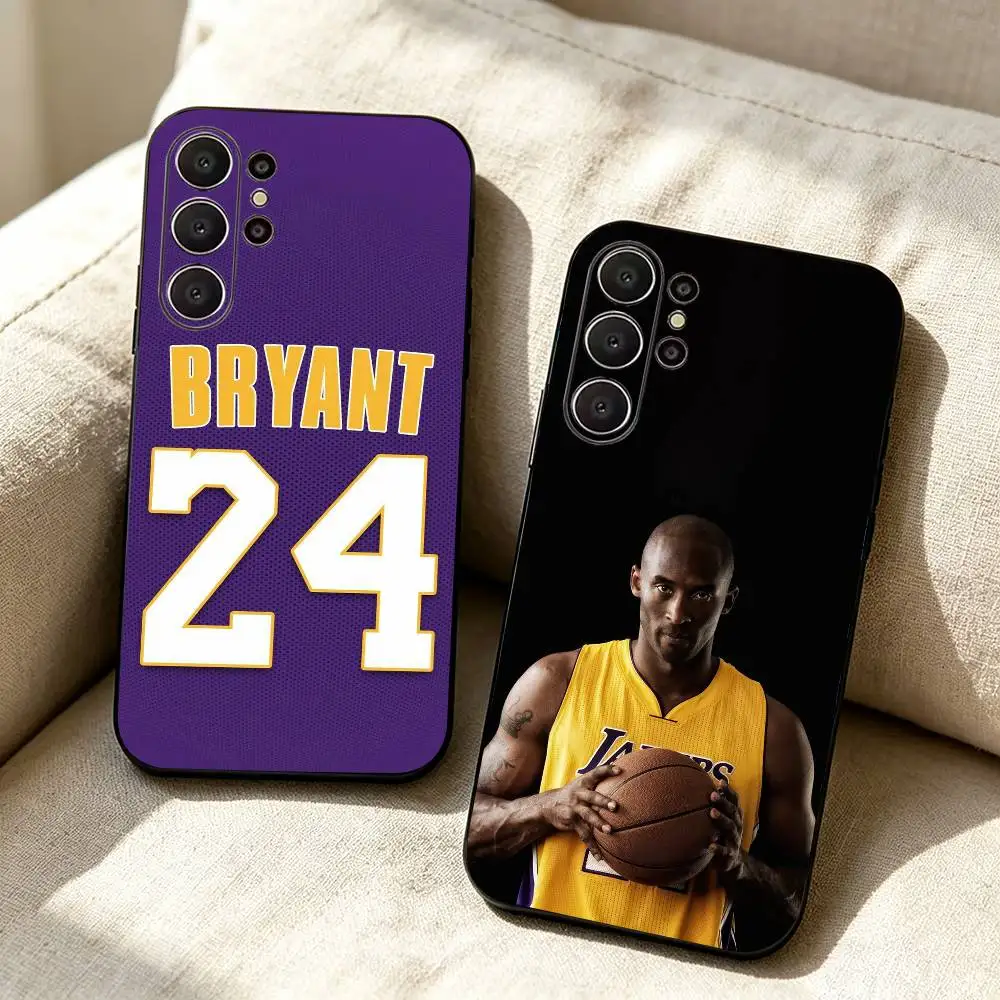 Фото Forever-24K-Kobe-B-Bryant Чехол для телефона Samsung S26, S24, S21, S22, Plus S23, S30, Ultra, S20, Fe, черный, мягкий силиконовый. №1