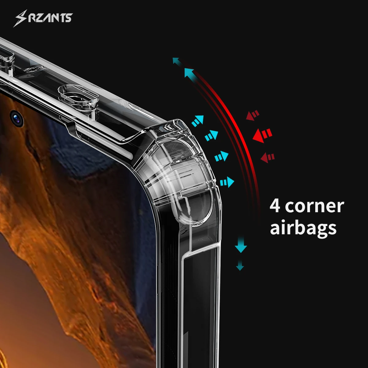 Прозрачный чехол Rzants для Xiaomi Poco F5 Redmi Note12 Turbo [Bull] дизайнерский тонкий прочный