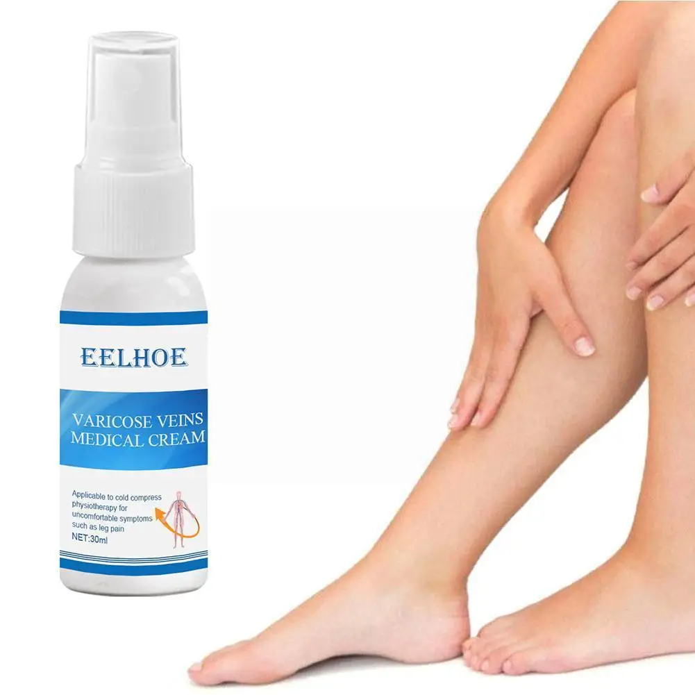 

30g Varicose Vein Soothing Spray Veins Treatment Spray Lumps Acid Earthworm Leg Bad Itching Bilges Solution Natural On Cure P7J9