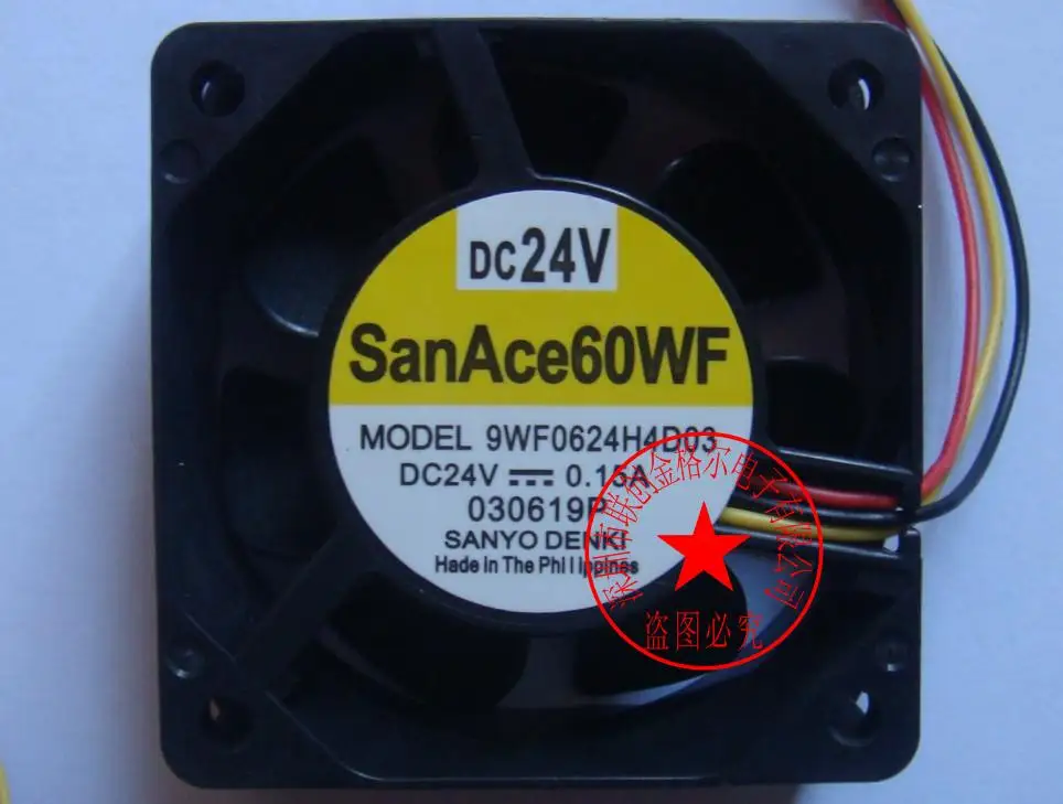 

BRAND NEW ORIGINAL 60*60*25MM Cooling Fan 624N 624NR 9A0612S4D04 9A0612S4D041 9A0624S4D01 9WF0624H402