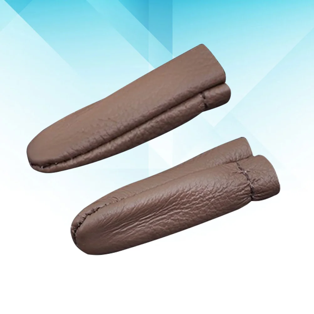 

2pcs Finger Protector Comfortable Durable Thimble Finger Protector for Friends Family Member