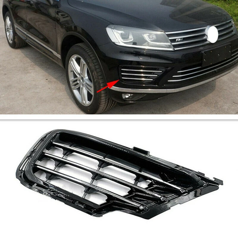 

7P6853666G правый бампер Нижняя противотумансветильник РА решетка для Touareg R-Line 2016-2018