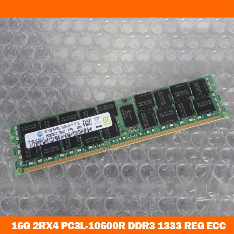 For Samsung 16G 2RX4 PC3L-10600R DDR3 1333 REG ECC Memory Before Shipment Perfect Test