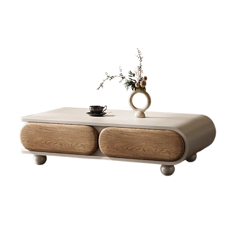 Уникальные белые журнальные столики скандинавские простые напольные бежевые