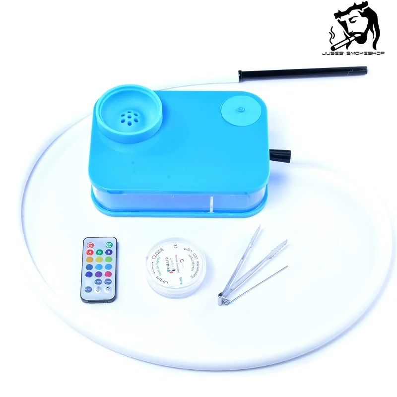 

JUSES' SMOKESHOP New Portable Boutique LED Lighted Hookah Chicha Pipa Narguile Cachimba Smoking Accessories