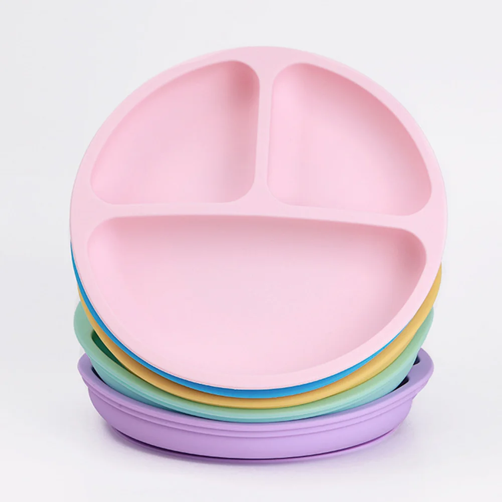 

Silicone Baby Feeding Bowl Tableware for Kids Suction Bowl Children Dishes Kitchenware for Kids Eating Training