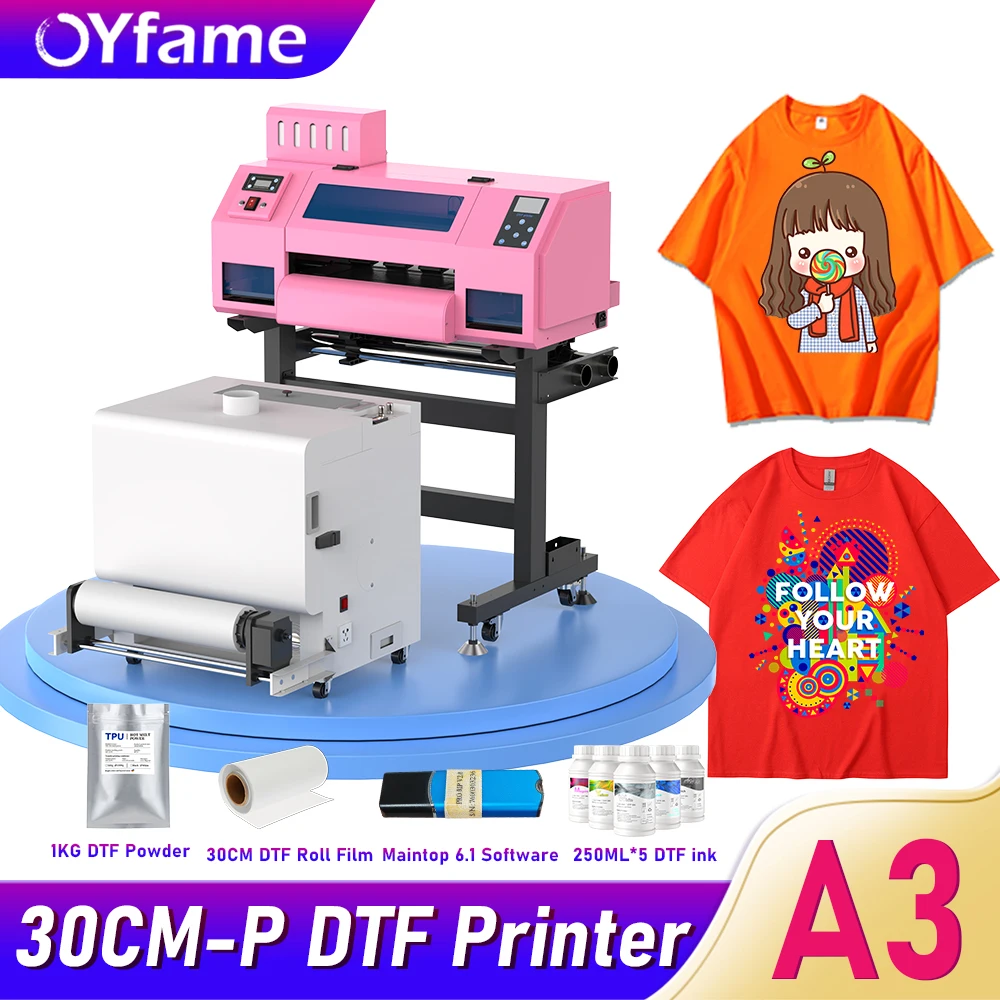 Принтер OYfame 33 см DTF принтер dtf A3 для Epson XP600 устройство нанесения прямой печати на