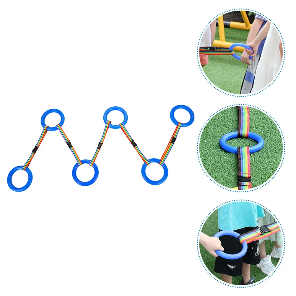 

Rope Walking Safety Kids Leash Rings Line Preschool Daycare Dog Clip Frog Handles Transition Colorful Children Short Outdoor