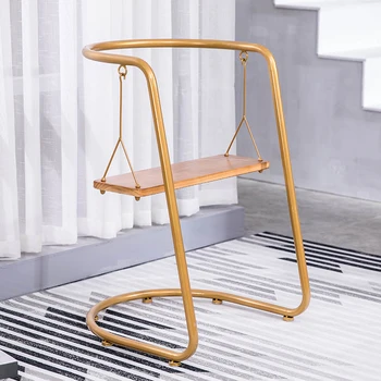 Iron Nordic Girl Ins Net Red Chair Home Art Personality Dining Stool Swing Milk Tea Shop Table Chairs Outdoor Stool Stools