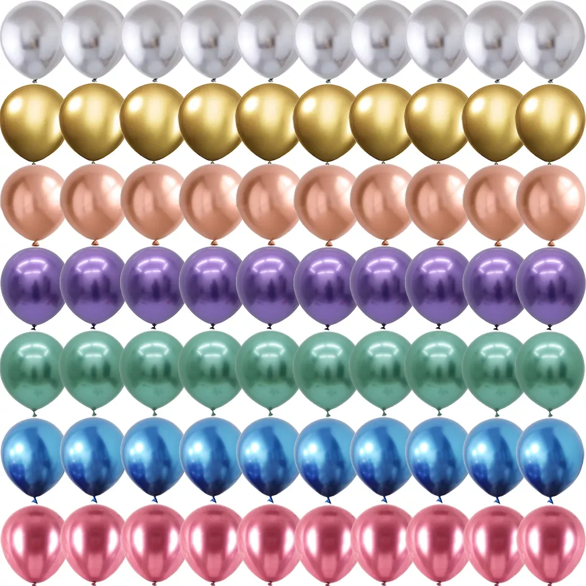 

NEW Gold Sliver Latex Valentine's Day Balloons Metallic Gender Reveal Globos Baby Shower Wedding Birthday Party Decor