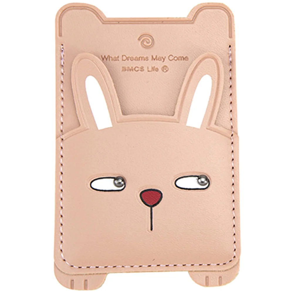 

Walletholder Casecell Pocketstickphones Credit Sleeve Stickerpouch Pu Adhesive Money Cellphone Bagsid Women Cute Pursewallets