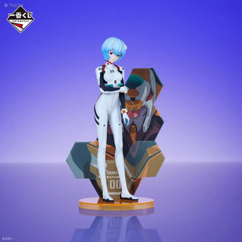 Фото В наличии: Оригинальные фигурки Bandai Ichiban Kuji Евангелион (EVA01) — Макинами Икари Шинджи, Нагиса Кавору, Асука, Рей Аянами. Модели из аниме. №2