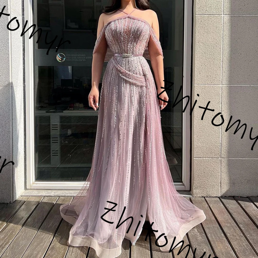 Модные Розовые асимметричные сексуальные платья Jiayigong с открытыми плечами для