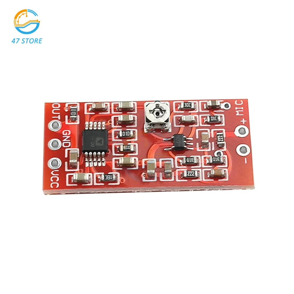MAX4466 Electret MicropAhone модуль предусилителя с SSM2167 голосовой компрессионный усилитель -