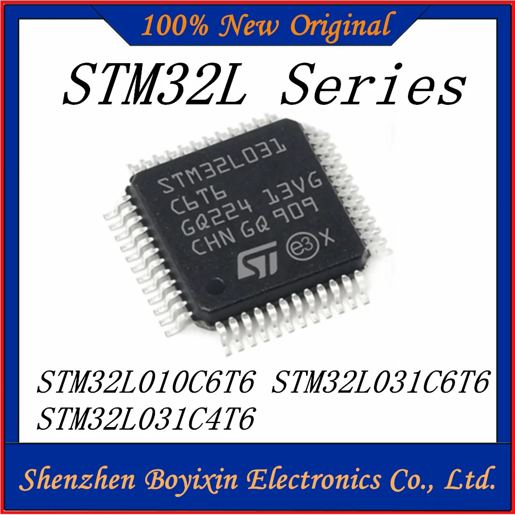

STM32L010C6T6 STM32L031C4T6 STM32L031C6T6 STM32L010C6 STM32L031C4 STM32L031C6 STM32L010 STM32L031 STM IC MCU Chip LQFP-48