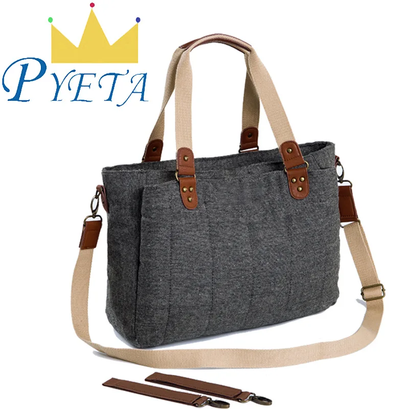 

Double Shoulder Large Capacity Multi-functional Mother Bag Waterproof Thermal Insulation Portable Baby Bag