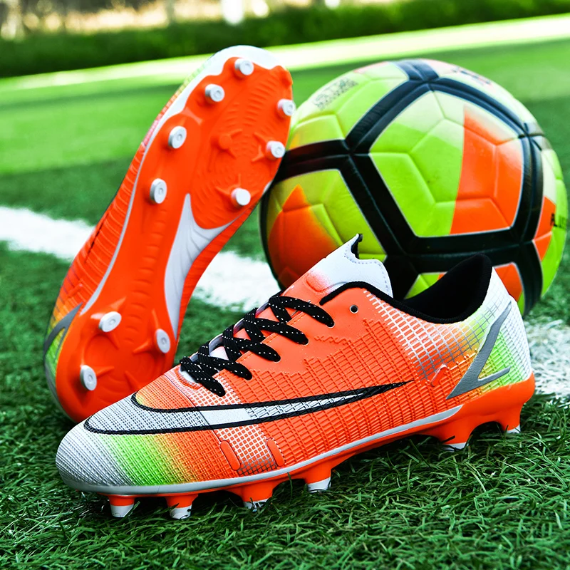 TF/AG Lightweight Professional Breathable Football Shoes For Both Men And Women Youth  Outdoor Indoor Grass Training Sports Shoe
