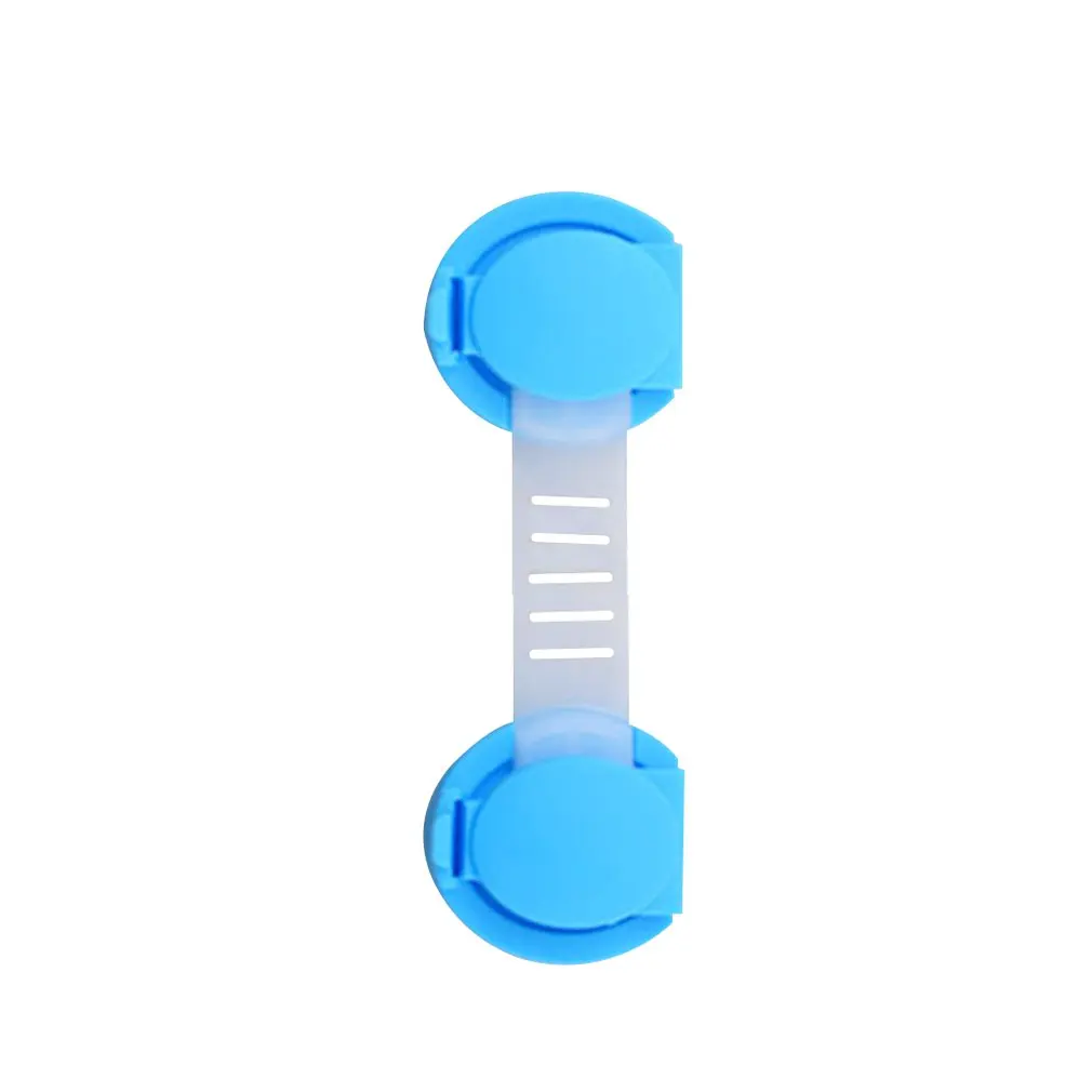 

10cm Children Kids Safe Care Lock Straps Plastic Baby Protect Locks Cabinet Door Drawers Refrigerator Lock