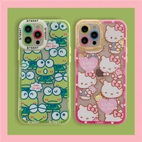 kawaii sanrio iphone case hellokittys keroppi cartoon phone case iphone11 12 13 xr pro max 8 7plus cute anime case girls gift