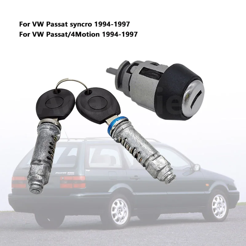 

Комплект сердечников замка зажигания для Volkswagen Passat B4, левая и правая сердцевина дверного замка, подходит для Volkswagen Passat 1994-1996