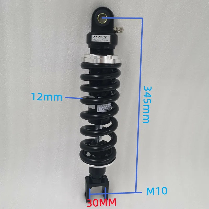 

Амортизатор для мотоцикла NX 305 NX650 CB600 XL1000 TRACER 325 TR850 GSX 345 GS600 MT09, 12 мм, пружина 360 мм, 250 мм, 900 мм, 1100 мм