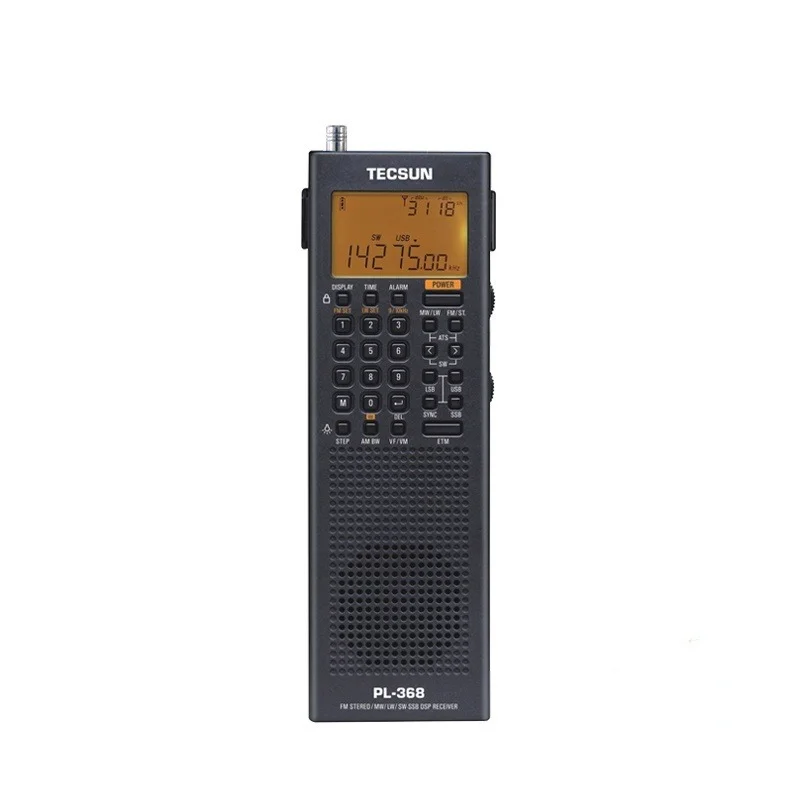 

PL-368 Radio Portable DSP E FM-Stereo MW SW SSB World Band Stereo Radio Full Band 64-108MHZ TECSUN Digital Radio