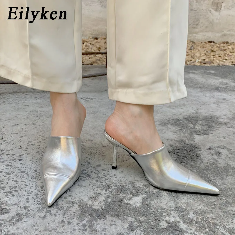 Eilyken/весенние дизайнерские модные женские туфли-лодочки Туфли без задника с