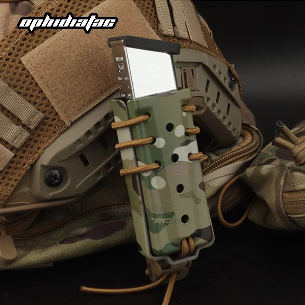 

Tactical Urban Assault Extended 9mm .40 Quick Pull Magazine Pouch Evolution Glock STI Pistol Belt Accessories Nylon Bag