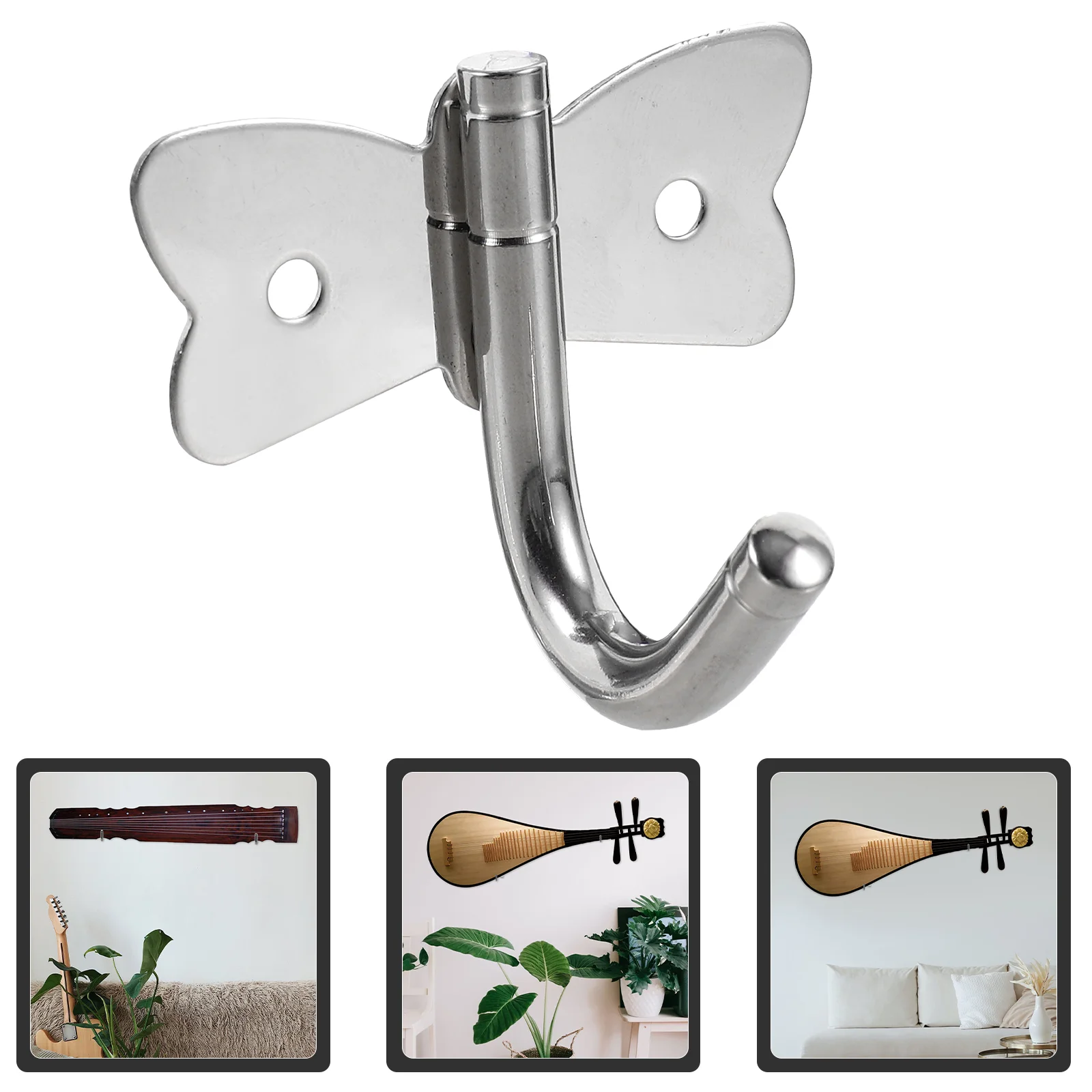 Крючок Guqin из нержавеющей стали настенная вешалка для пианино бытовая с