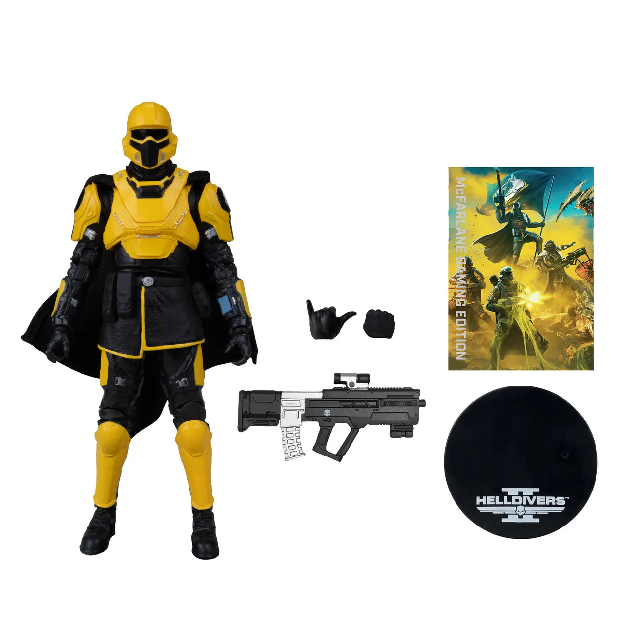 Игровая фигурка Mcfarlane Toys Helldiver II T4-40 Gold Eagle Armor 7 Deluxe Edition, модель Mcfarlane, набор для сборки (art.: 3920db7abc3f7) - 3920db7abc3f7