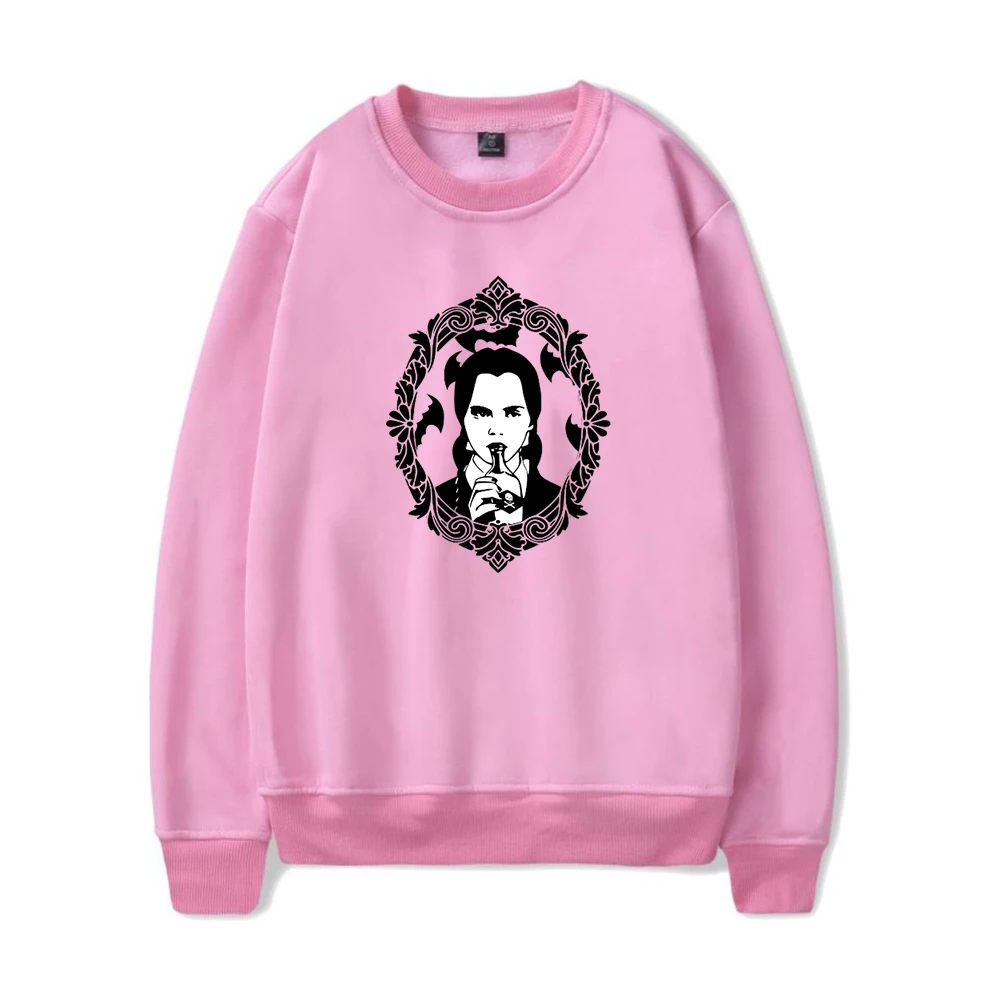 

Wednesday Addams Merch Jenna Ortega Crewneck Long Sleeve Men Women Sweatshirt 2022 Casual Style Hip Hop Clothes