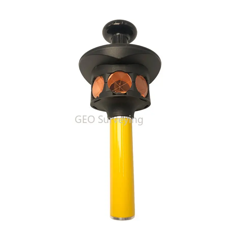 

Copper-plated 360 Degree Prism For Trimble Total Station 5/8"X11 Female Thread With 10cm Extend Section Pole