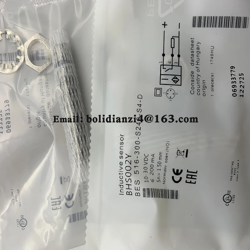 Новый датчик бесконтактного переключателя BHS0037 BES 516-300-S281-S4-D В наличии